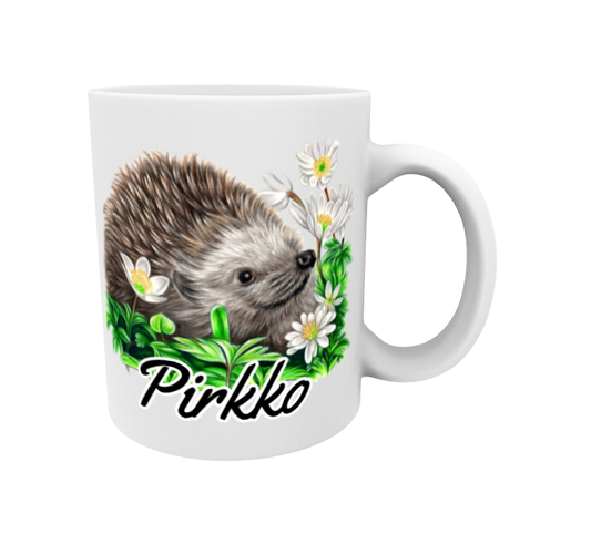 Pirkko / Siili ja Kukat -Muki