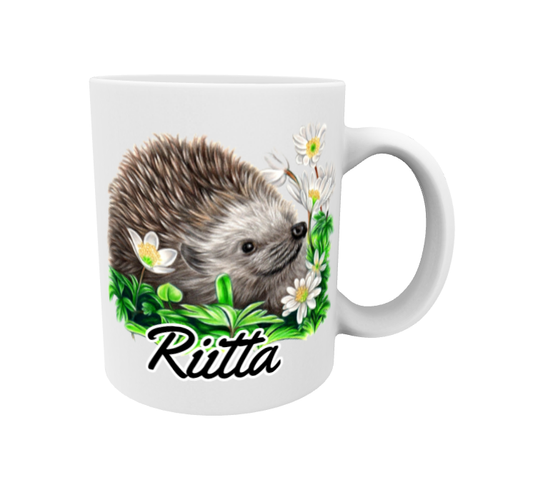 Riitta / Siili ja Kukat -Muki