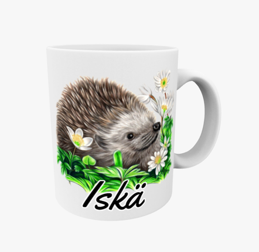 Iskä / Siili ja Kukat -Muki